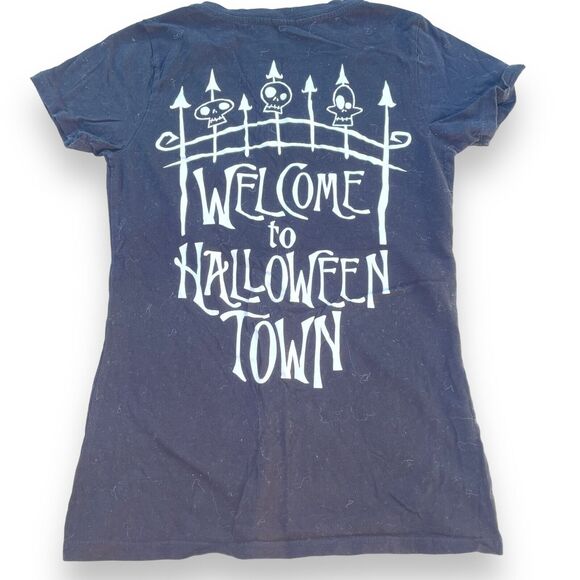 The Nightmare Before Christmas Women's V-Neck  T-Shirt Sz. XS - Picture 2 of 6